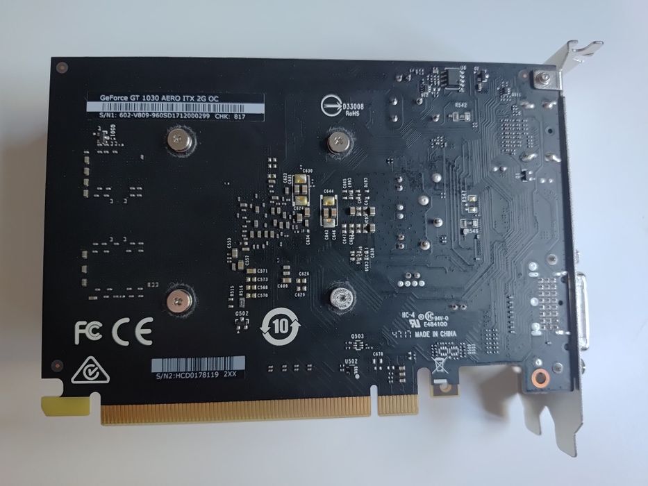 Gt 1030 AERO 2GB vram OC