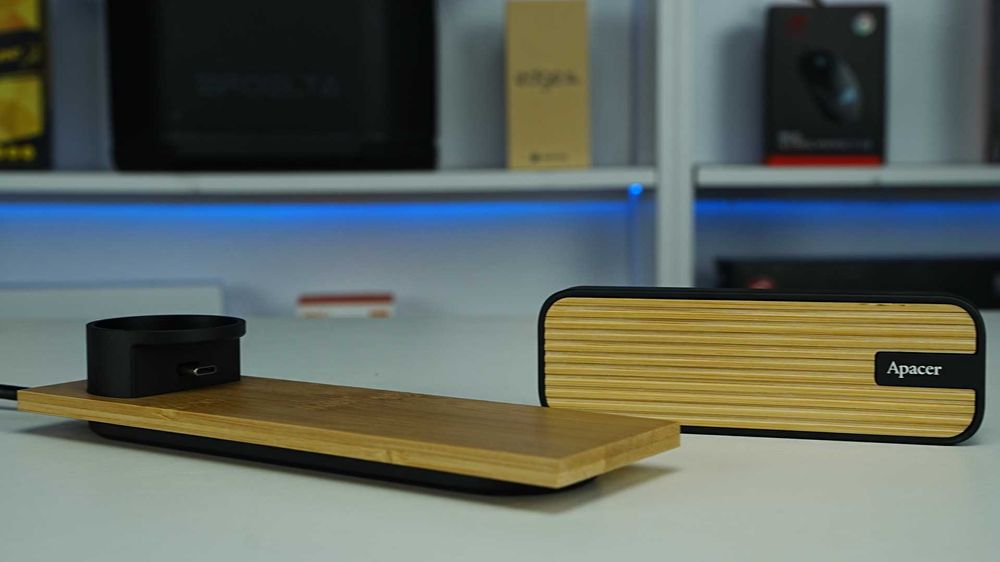 Портативний SSD-накопичувач Apacer AS712 1ТБ з дифузором ефірних олій