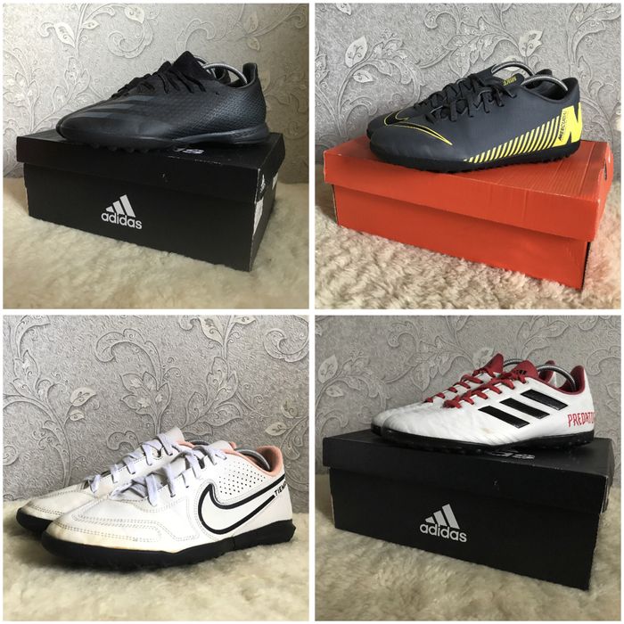 Великий вибір оригінальних сороконіжок Nike Adidas 42,5 42 27 26,5