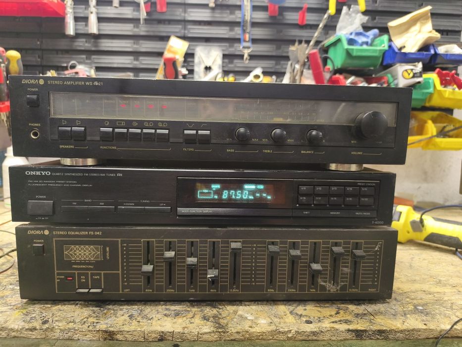 Diora wzmacniacz ws 4221 equalizer fs042 tuner onkyo