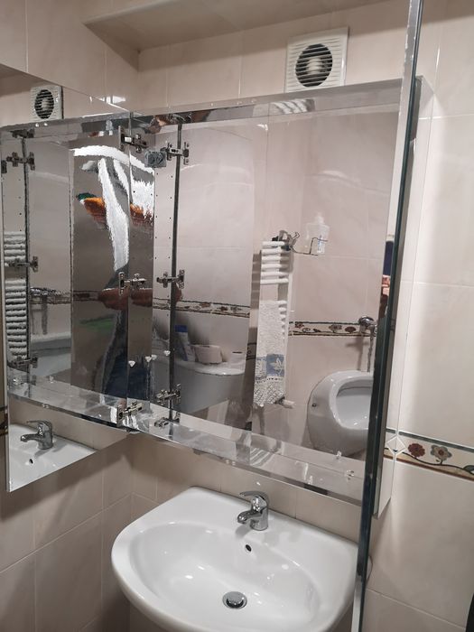 Armario espelado  com portas wc