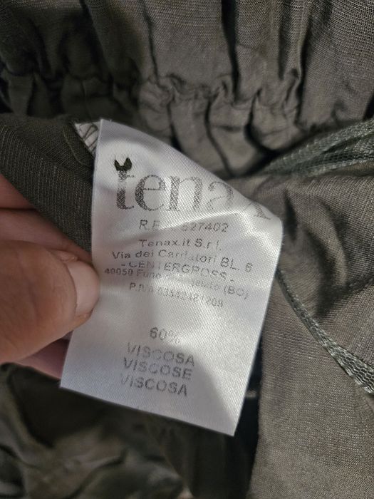 Zielona oliwkowa sukienka Tenax khaki