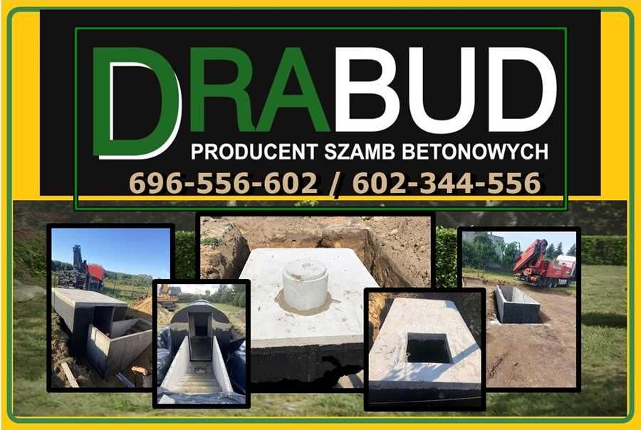 Szambo jedno i dwukomorowe 12 m³ – beton B30, transport HDS