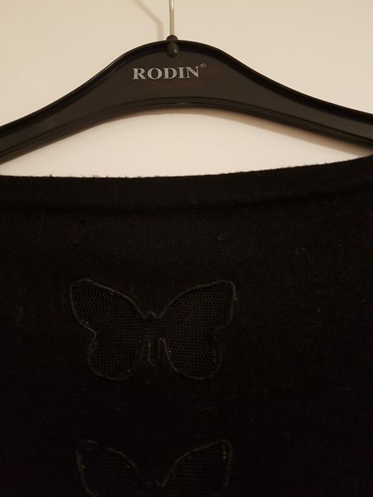 2 czarne sweterki xxs- xs