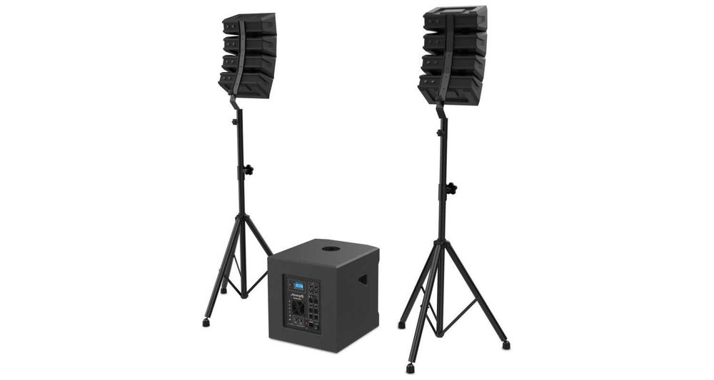 Sistema Line Array Audibax 1000W – NOVO / Garantia / PA profissional