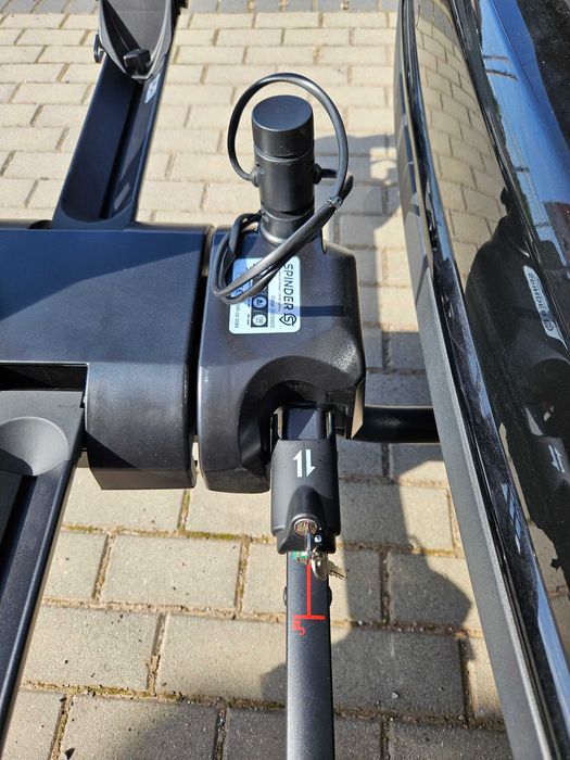 Bagażnik platforma rowerowa na hak SPINDER TX2 składana 2-3 rowery LED