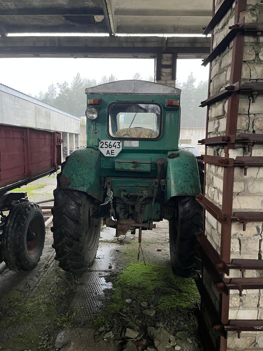 Т 40, трактор, зелений