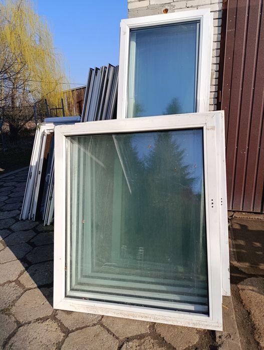 Okna plastikowe  pcv i drewniane bez futryny różne wymiary