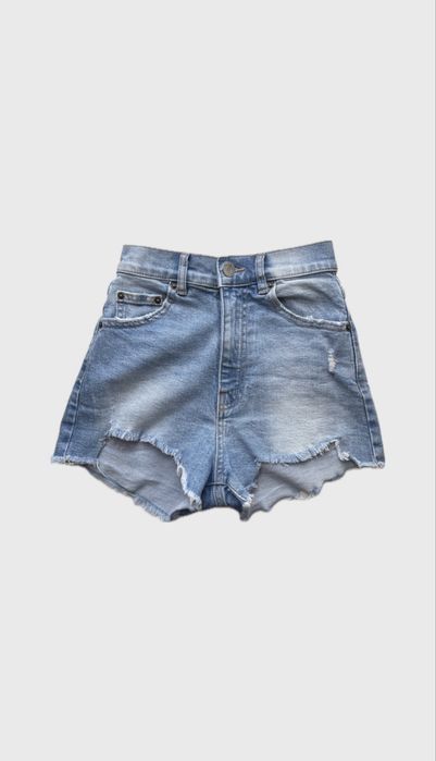 Джинсовые шорты женские пулэндбир, шорты pull&bear