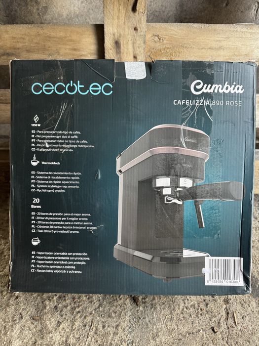 Cecotec Cafelizzia 890 ekspres do kawy nowy okazja!