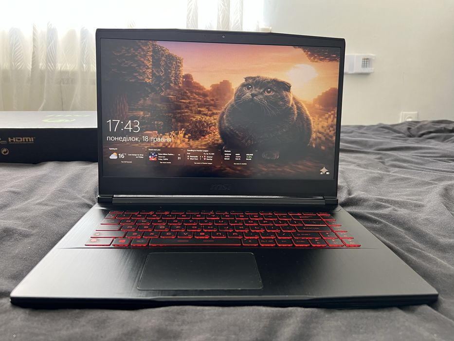 Ігровий ноутбук MSI Bravo 15 A4DCR / Ryzen 5 / RX 5300M / 16GB RAM