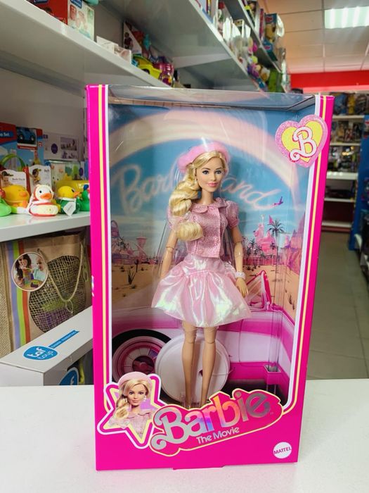Лялька Barbie Барбі The Movie Марго Роббі в рожевому вбранні