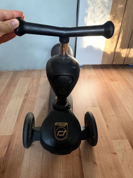 Hulajnoga scoot and ride czarna stan bdb 2w1