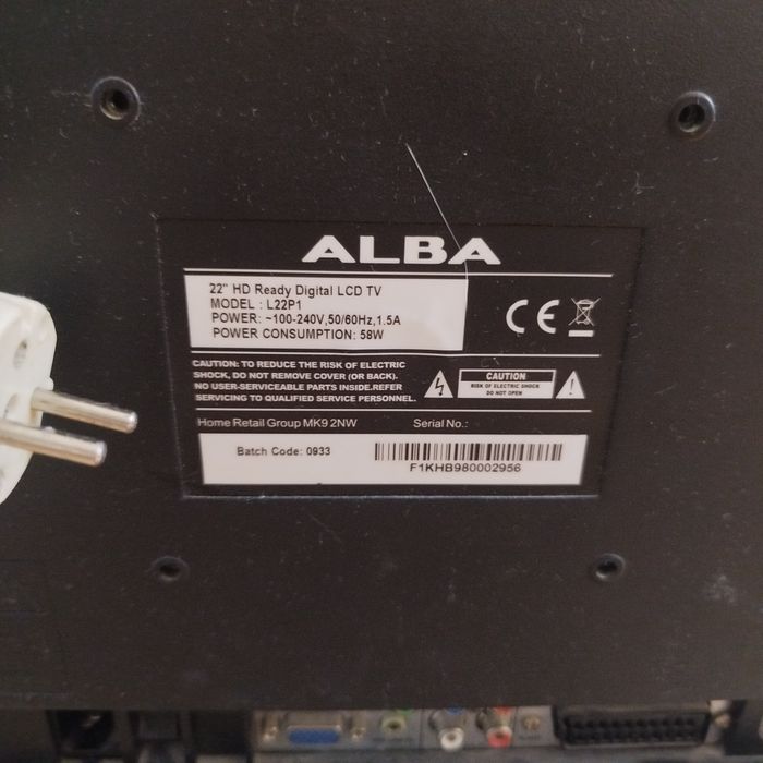 telewizor alba 22 cale