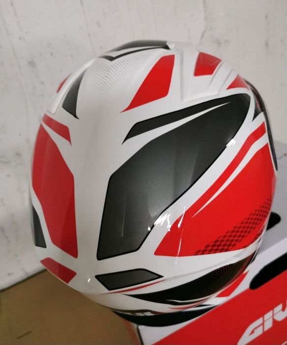 Capacete Integral Givi 50.6 Stoccarda Nero Rosso ( NOVOS )