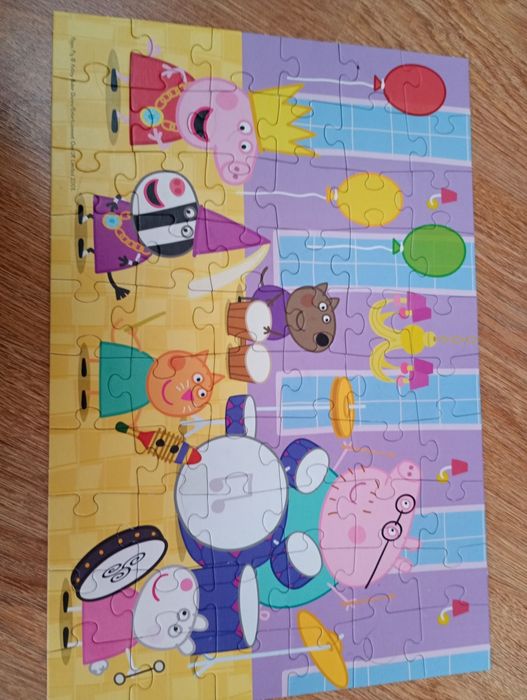 Puzzle ze świnką peppą
