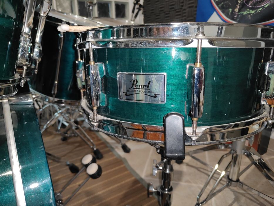 Pearl Export ELX Lacquer – Impecável (Estúdio) – 6 Peças + Hardware Base