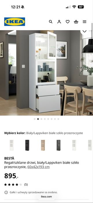 Witryna Besta Ikea
