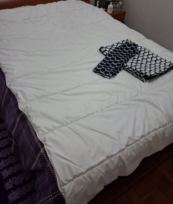 2 conjuntos edredão com capa solteiro