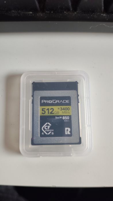 Projesjonalna karta CFExpress ProGrade 512GB, na gwarancji, ideał