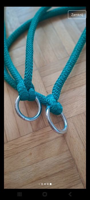 Drewniana huśtawka domowa dla dziecka