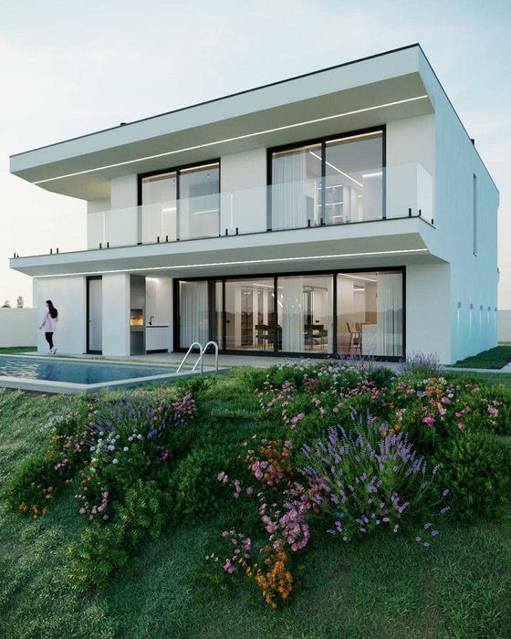 Terreno para Moradia de 2 Pisos com Piscina e Vistas desafogadas