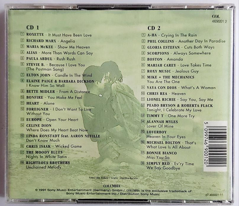 Kuschel Rock 5 2CD 1991r A-HA Foreigner Europe Boston Scorpions Heart