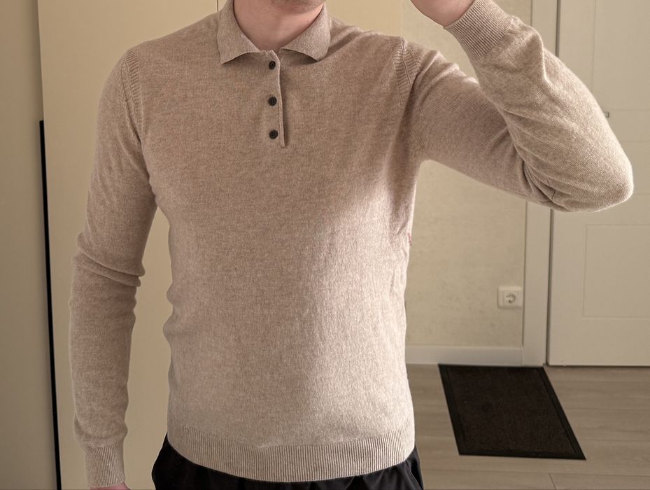 Вовняне поло Massimo Dutti з кашеміром (Wool/Cashmere)