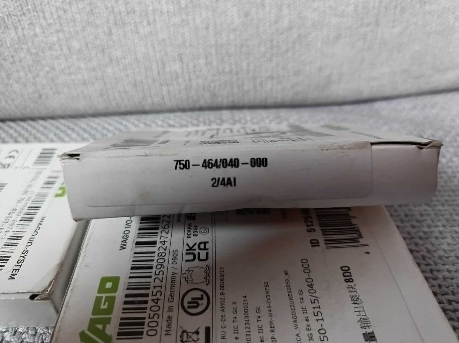 Sterownik WAGO 750 PLC z modułami