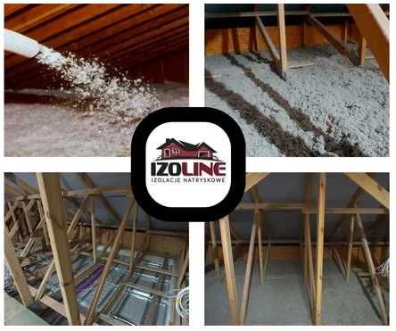 Ocieplanie celuloza stropów wdmuchiwane celulozy wełna wdmuchiwana