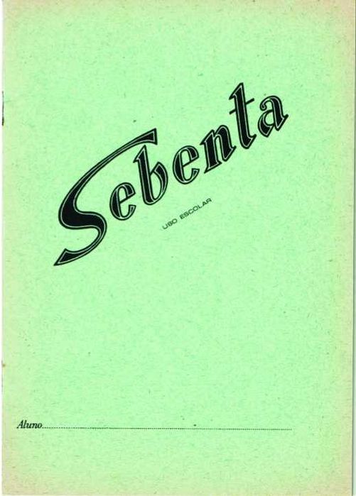 3 Sebentas escolares antigas dos anos 60/70