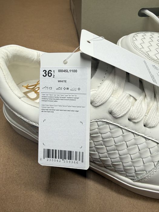 Sam Edelman I0045L1100 białe skórzane sneakersy damskie 36,5