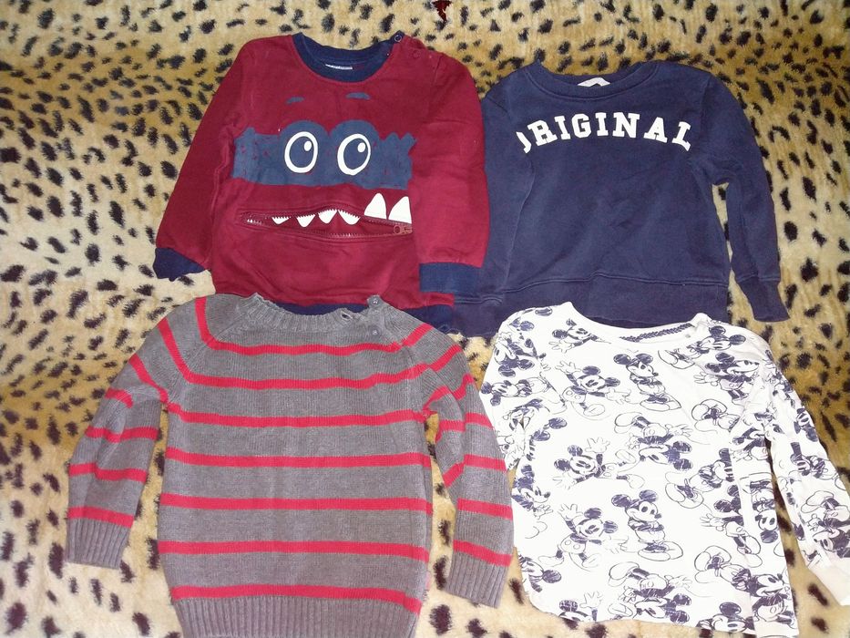 Bluzki,sweterki i koszule chłopięce rozmiar 92