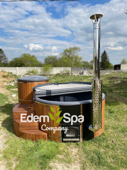 Спа купель від виробника! Чан на дровах! Купіль з джакузі! Офуро!