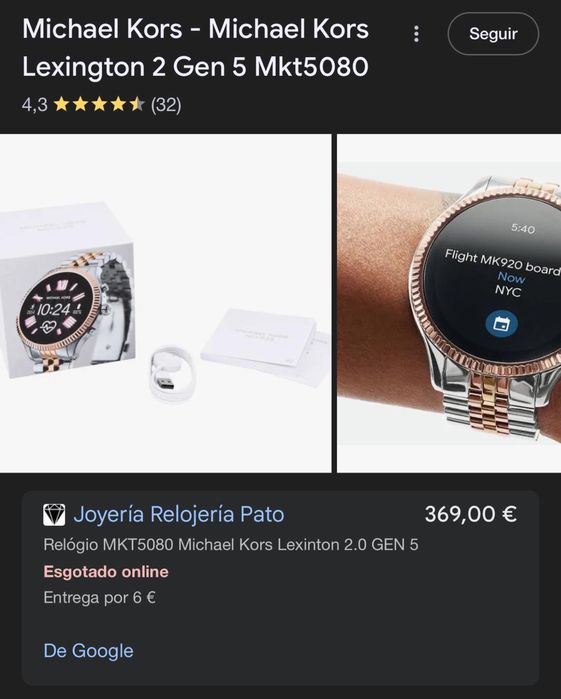 Smartwatch Michael Kors