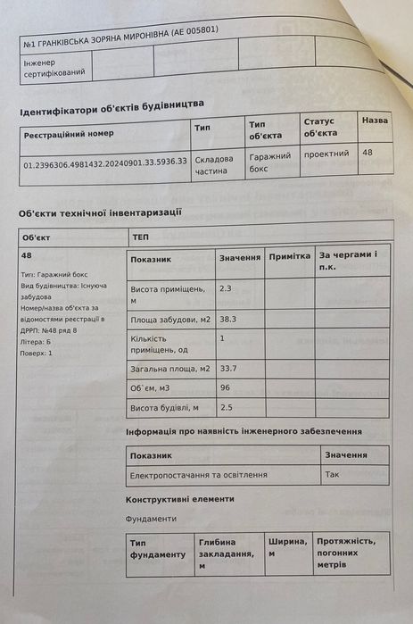 Продаж гаража приватизований