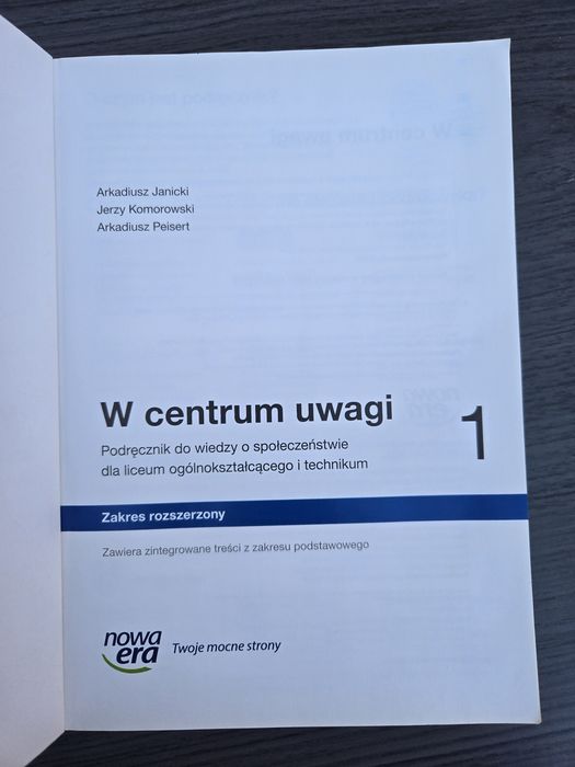 W centrum uwagi 1 zakres rozszerzony Nowa Era