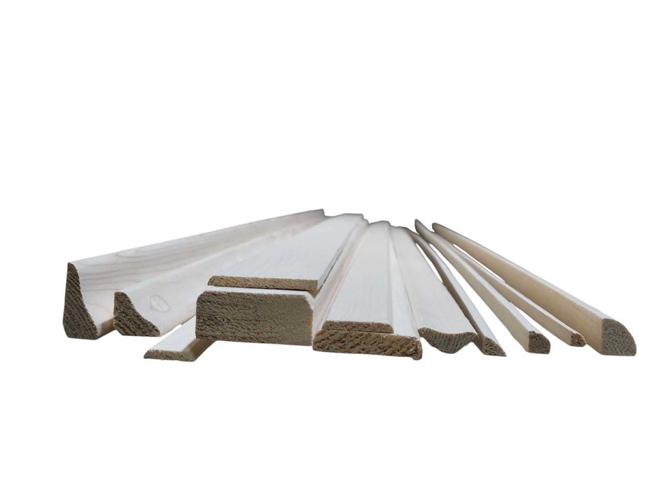 Kantówki, deski, listwy, opaski, cokoły- świerk