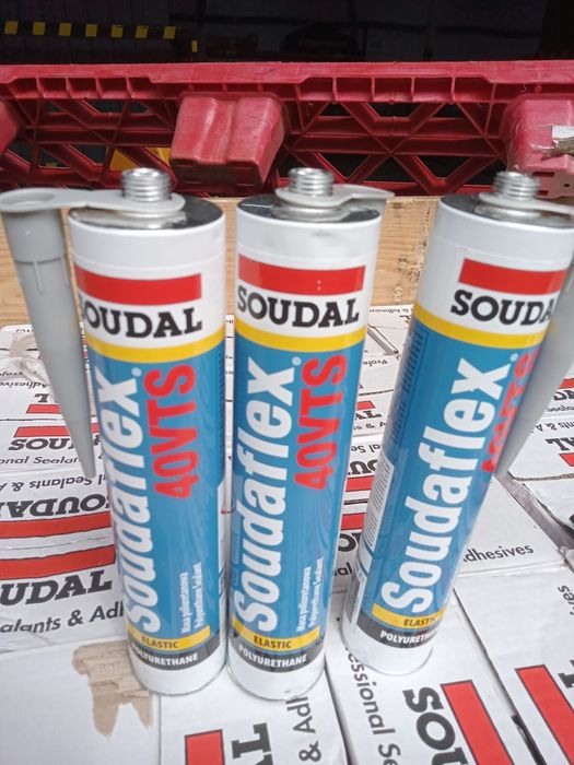 Клей герметик Серый Полиуретановый Soudal SOUDAFLEX 40VTS 300 мл