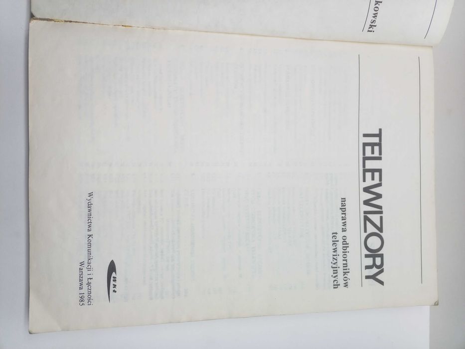 Książka Naprawa odbiorników telewizyjnych