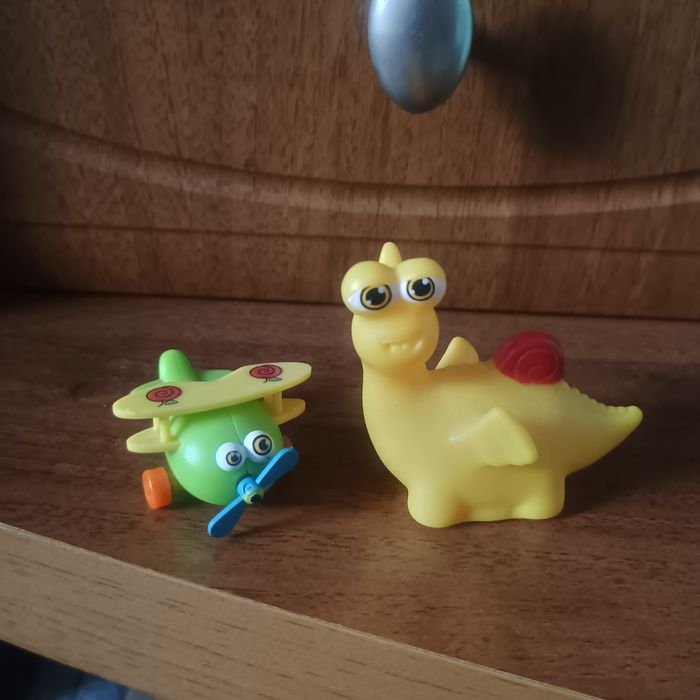 Bob snail Равлик Боб вертоліт динозавр фігурки