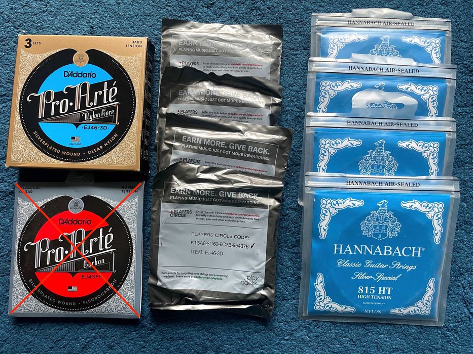 Vendo cordas para guitarra - Sets novos