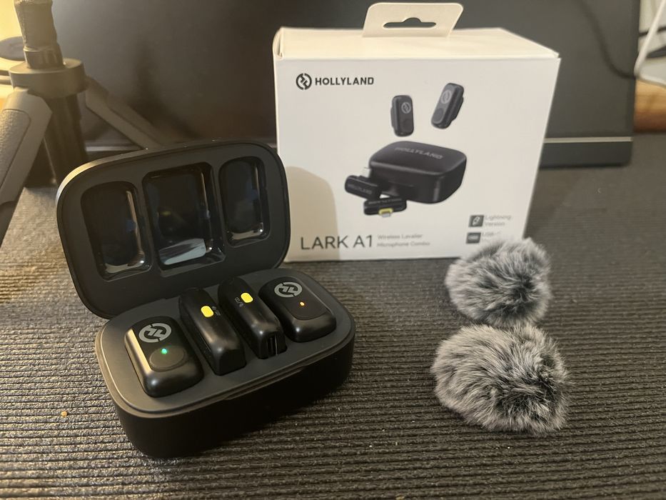 Microfone Hollyland Lark A1 para Telemoveis