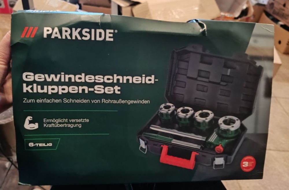 Оригін набір плашок нарізання різьби GERMAN Parkside 6шт/плашки/резьбы