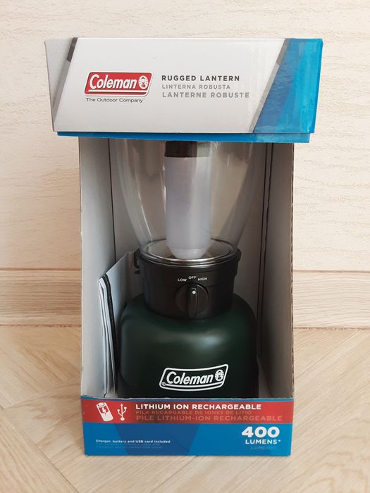Фонарь лампа светильник повербанк Coleman Rugget lantern 400 люмен