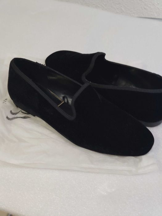Sapatos de veludo