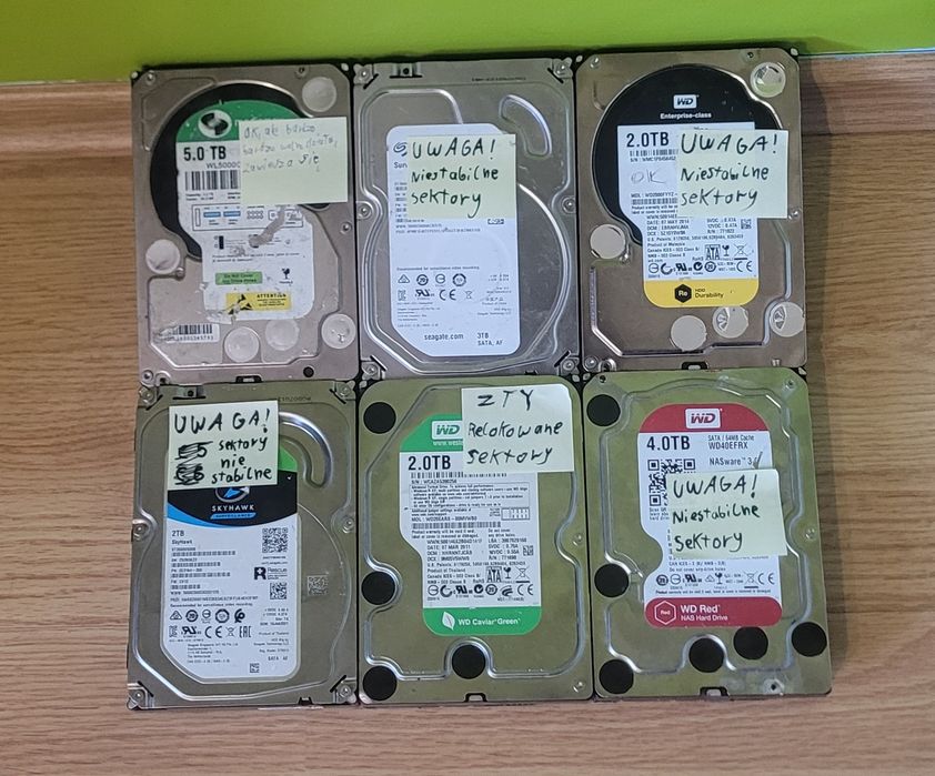Dyski HDD 18TB WD Seagate mediamax