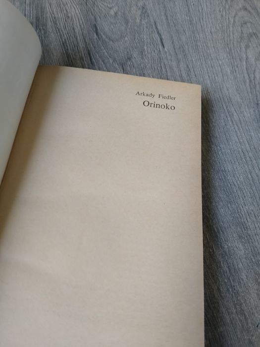 Arkady Fiedler Orinoko biblioteka młodych