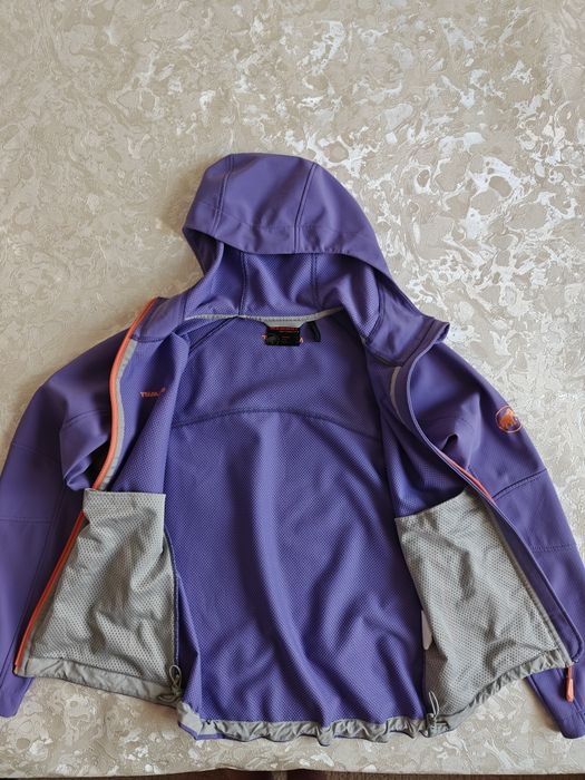 Жіноча куртка Mammut hoody softshell softech windbreaker full zip