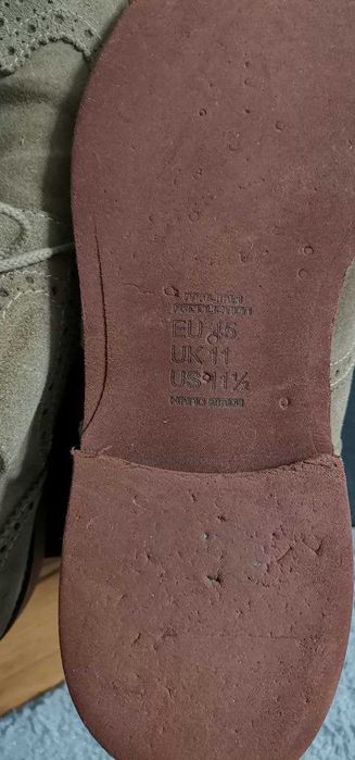 Лофери чоловічі замшеві р. 45 EU